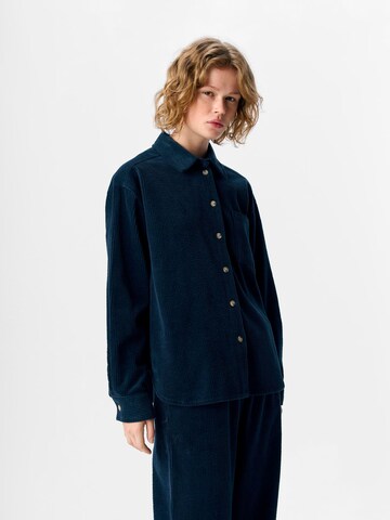 Camicia da donna 'OBJGala' di OBJECT in blu: frontale