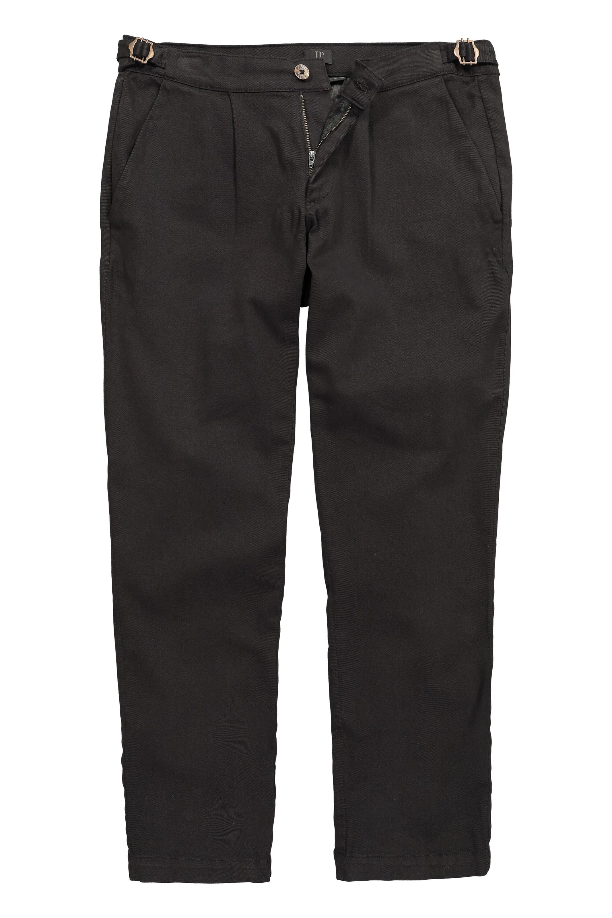 JP1880 Loose fit Chino Pants in Black: front