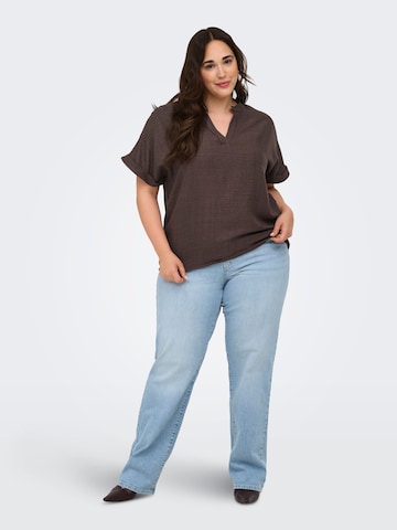Chemisier 'CARBay' ONLY Carmakoma en marron