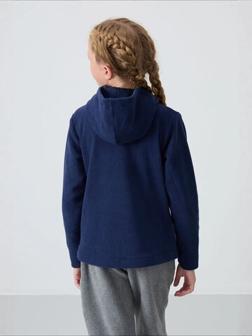 Tommy Life Dressipluus 'TOMMY Unisex-Kapuzen-Sweatshirt Für Jugendliche Mit Reißverschluss', värv sinine
