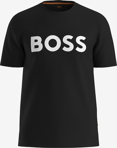 Marškinėliai 'Thinking 1' iš BOSS, spalva – juoda / balta, Prekių apžvalga