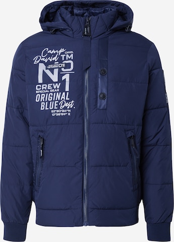CAMP DAVID Jacke in Blau: Vorderseite