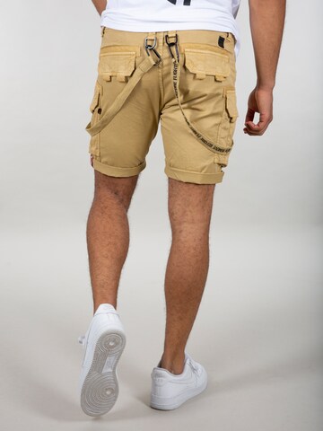 ALPHA INDUSTRIES Tapered Cargohose in Beige