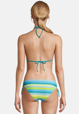 BECO the world of aquasports Triangel Bikini 'Fresh Stripes' in Grün