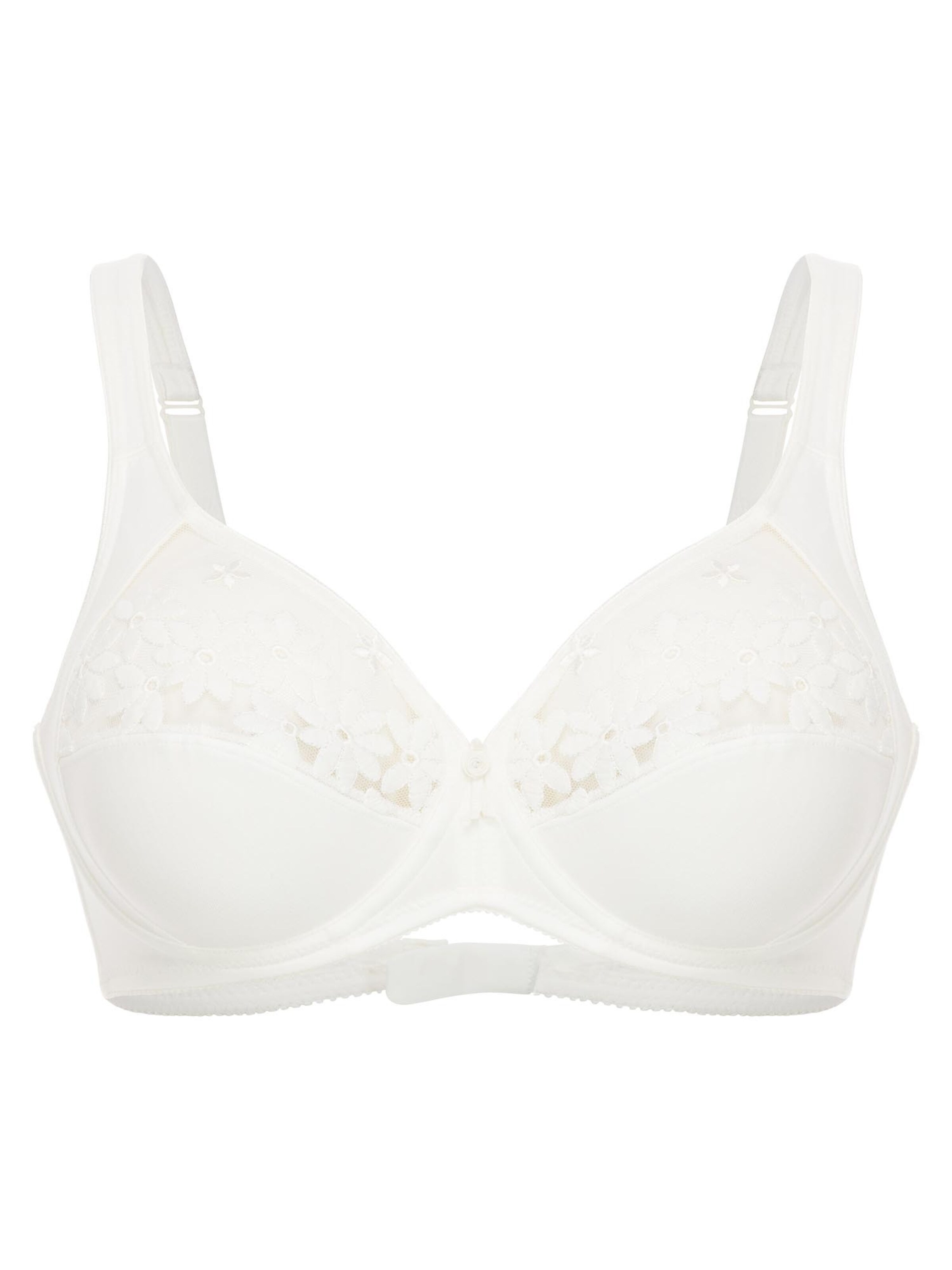 FELINA BH 'Swiss Broderie'‌ in Weiß: Vorderseite