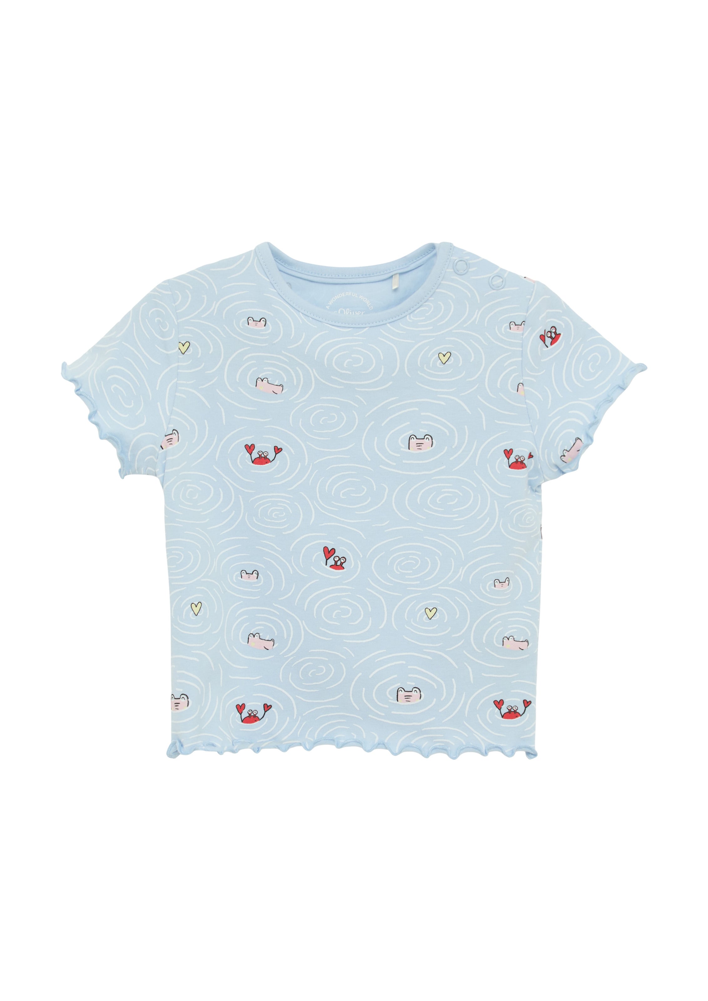 T-Shirt s.Oliver en bleu : devant