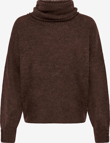 ICHI - Pullover em castanho: frente
