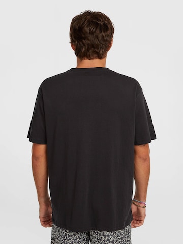 O'NEILL Majica 'Flower' | črna barva