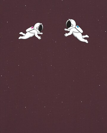 T-Shirt ' Space love ' Watapparel en rouge