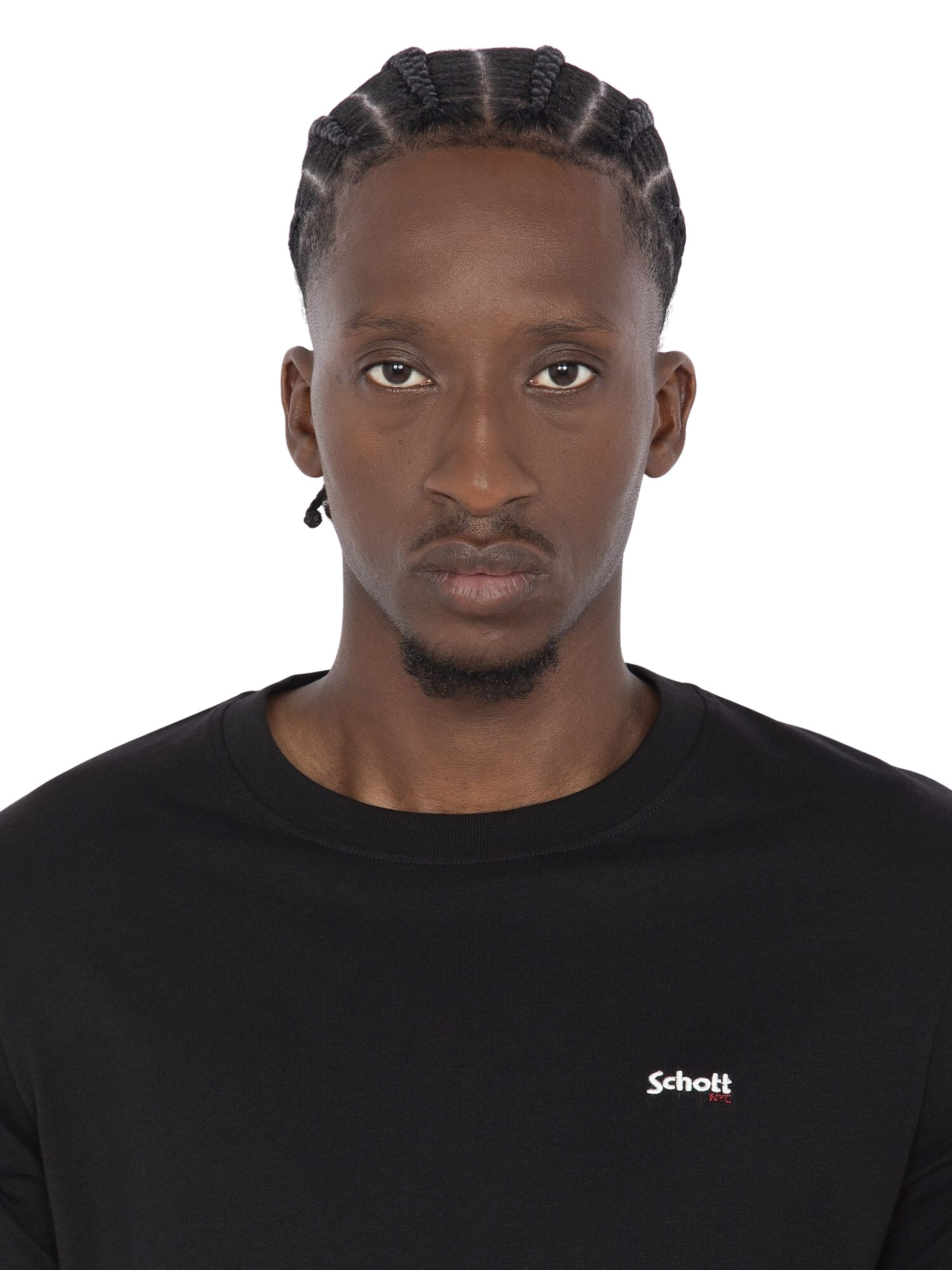 Schott NYC Тениска 'Claw' в черно