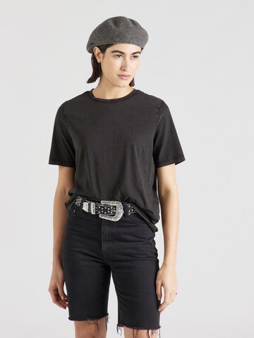 melns ONLY T-Krekls: no priekšpuses