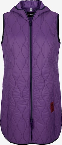 Gilet MIAMODA en violet : devant