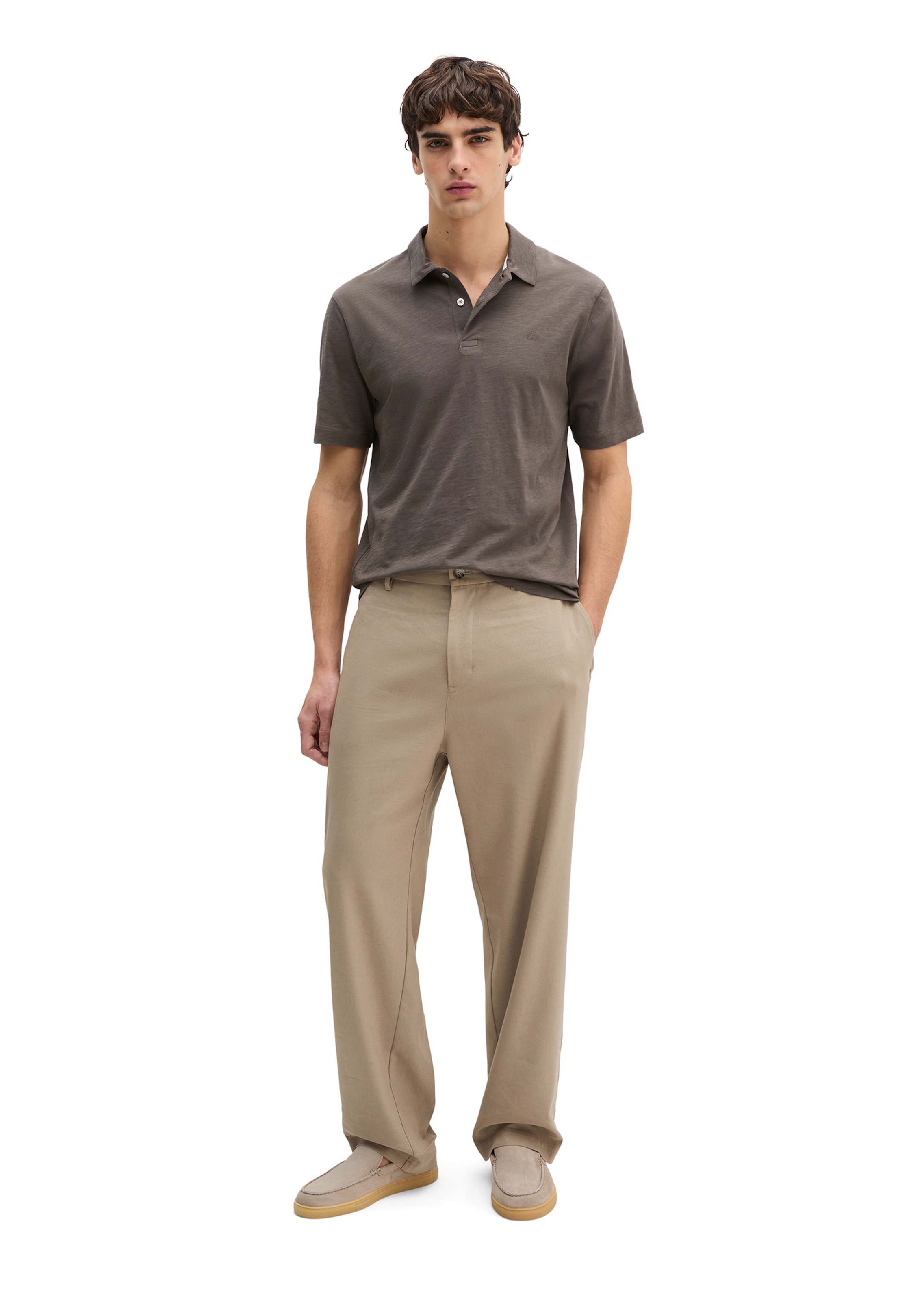 Marc O'Polo Poloshirt in Braun