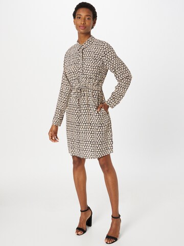 comma casual identity Shirt Dress in Beige: front