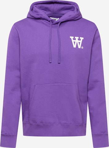 WOOD WOOD Sweatshirt 'Ian' in Purple: front