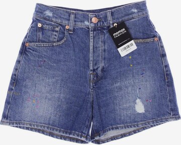 7 for all mankind Shorts in XXS in Blue: front