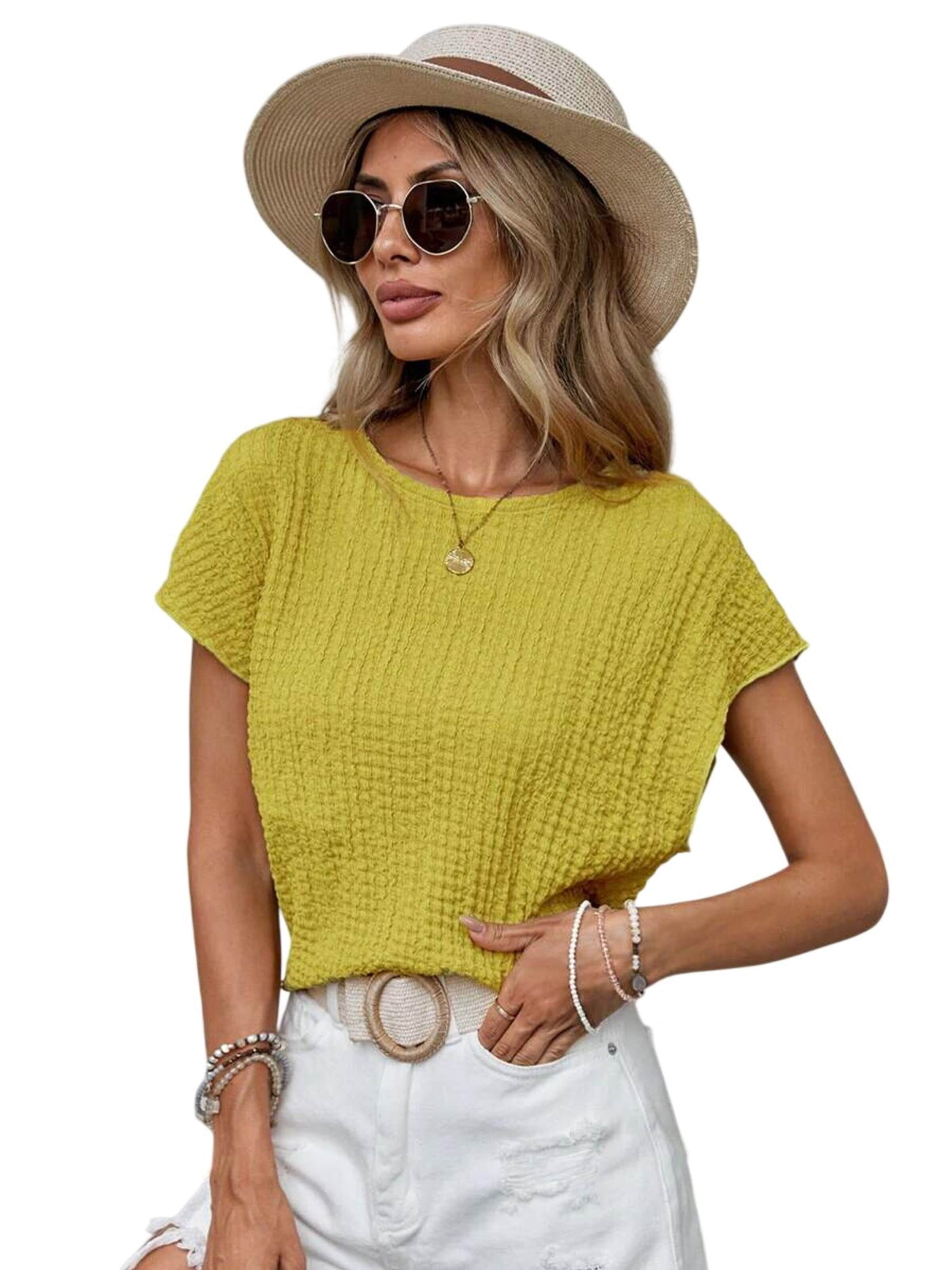 Ocoza Shirt in Yellow: front