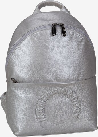 MANDARINA DUCK Backpack 'Marshmellow' in Silver: front