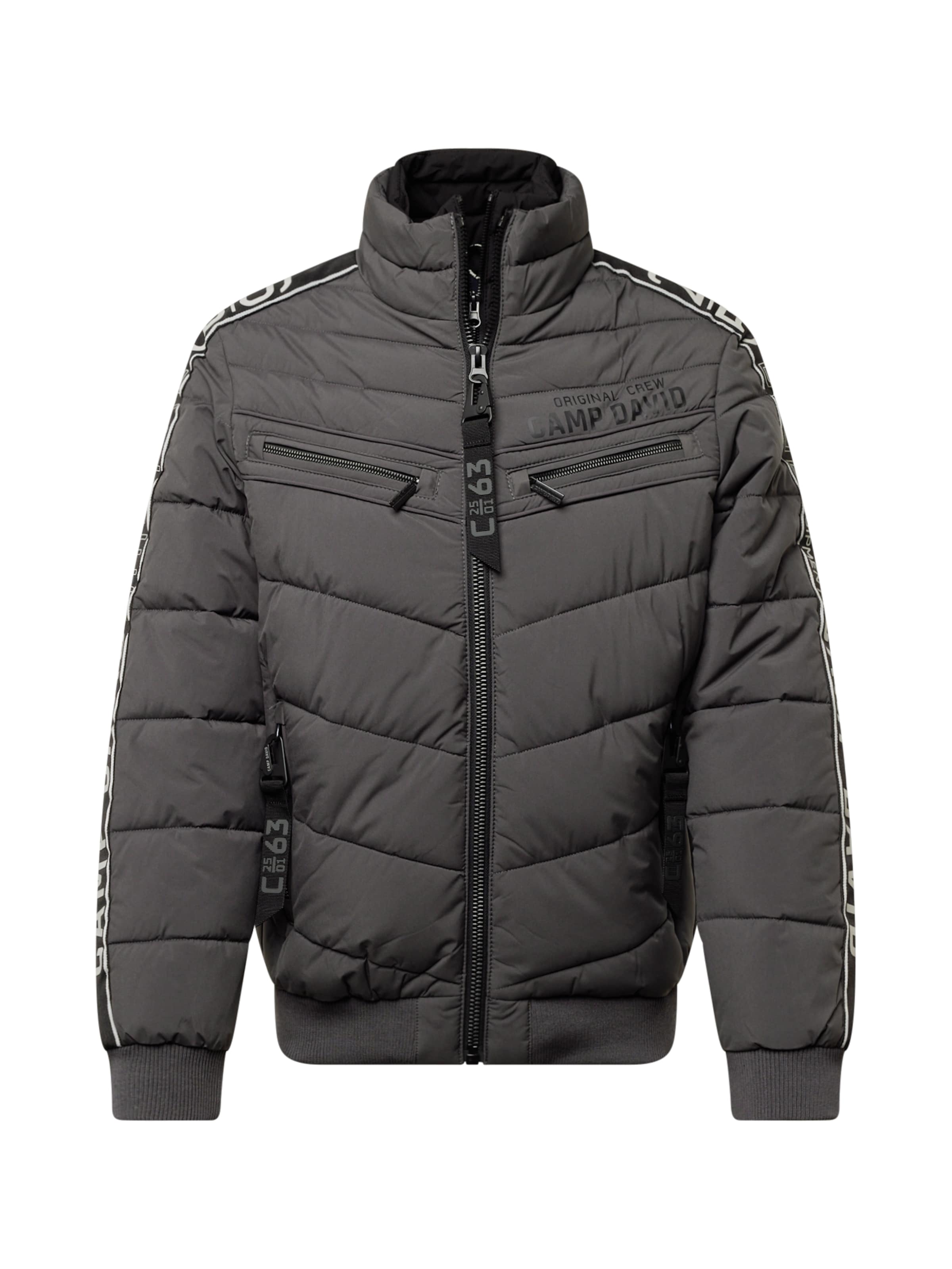 Veste d’hiver CAMP DAVID en gris : devant