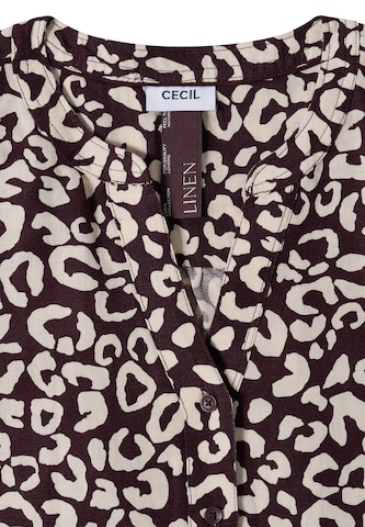CECIL Bluse in Braun