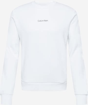 Calvin Klein Sweatshirt in Weiß: predná strana