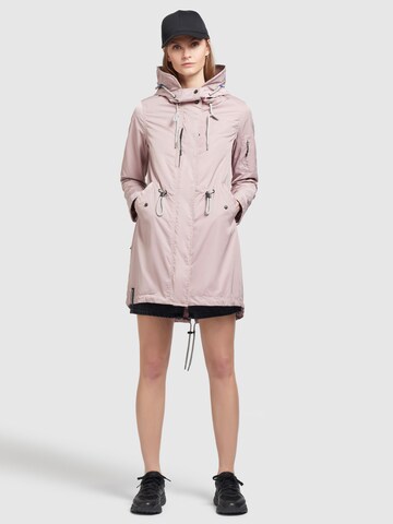 khujo Between-seasons parka 'Dayes' in Pink