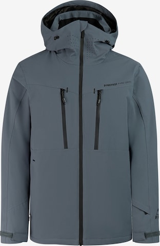 PROTEST Sportjacke 'PRTTIMOTHY' in Grau: Vorderseite