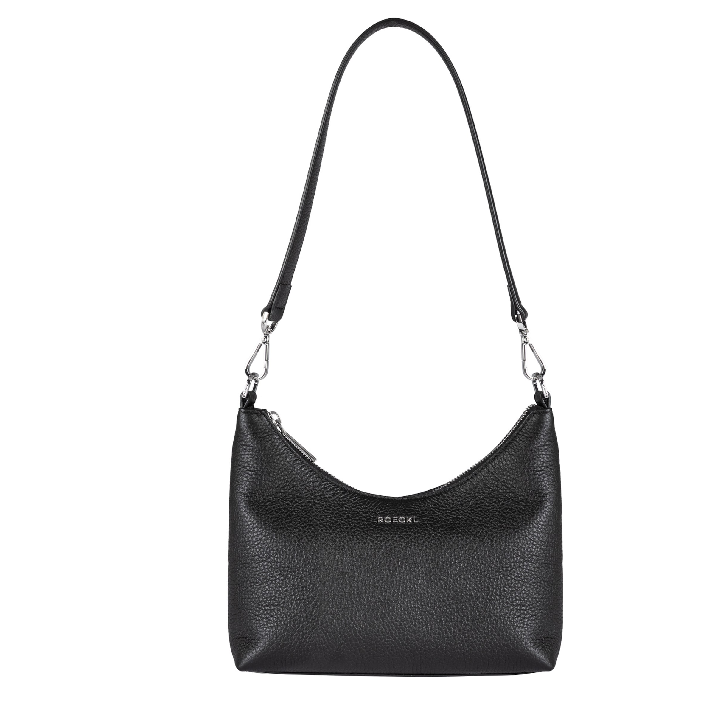Borsa a spalla di Roeckl in nero: frontale