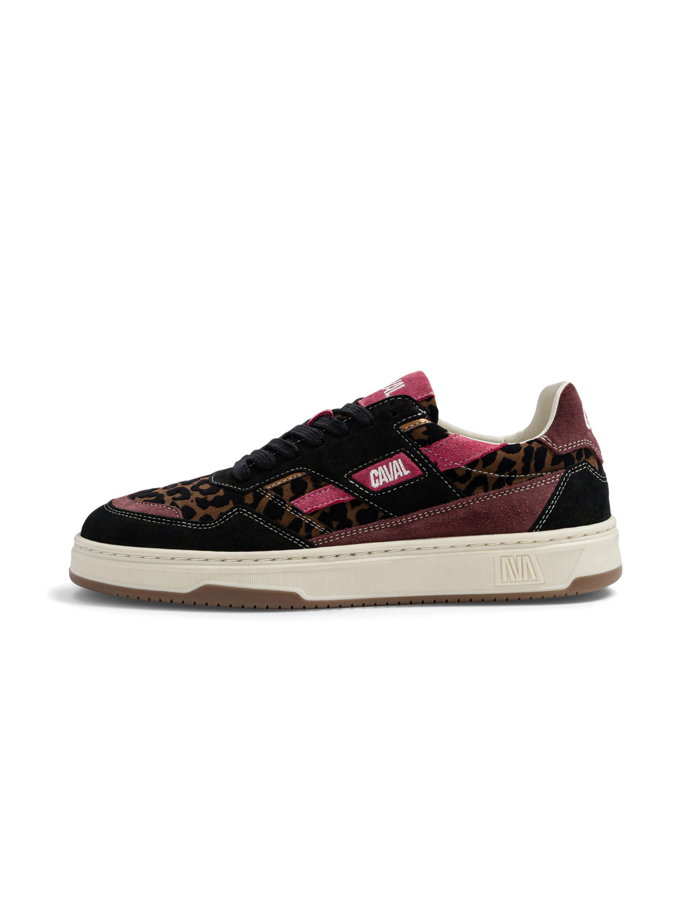 Caval Trampki slip on ' PLAYGROUND ' w kolorze czarny: przód