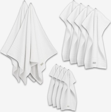 Asciugamano di GANT in bianco: frontale