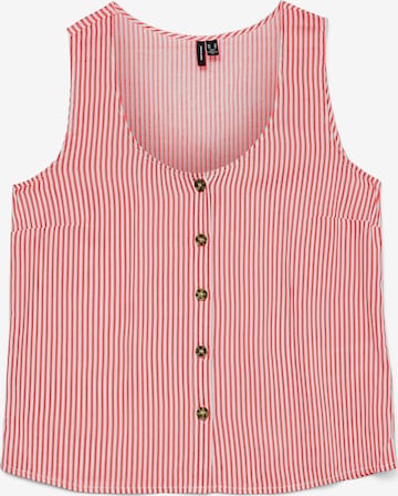 Camicia da donna 'VMBumpy' di VERO MODA in rosso: frontale