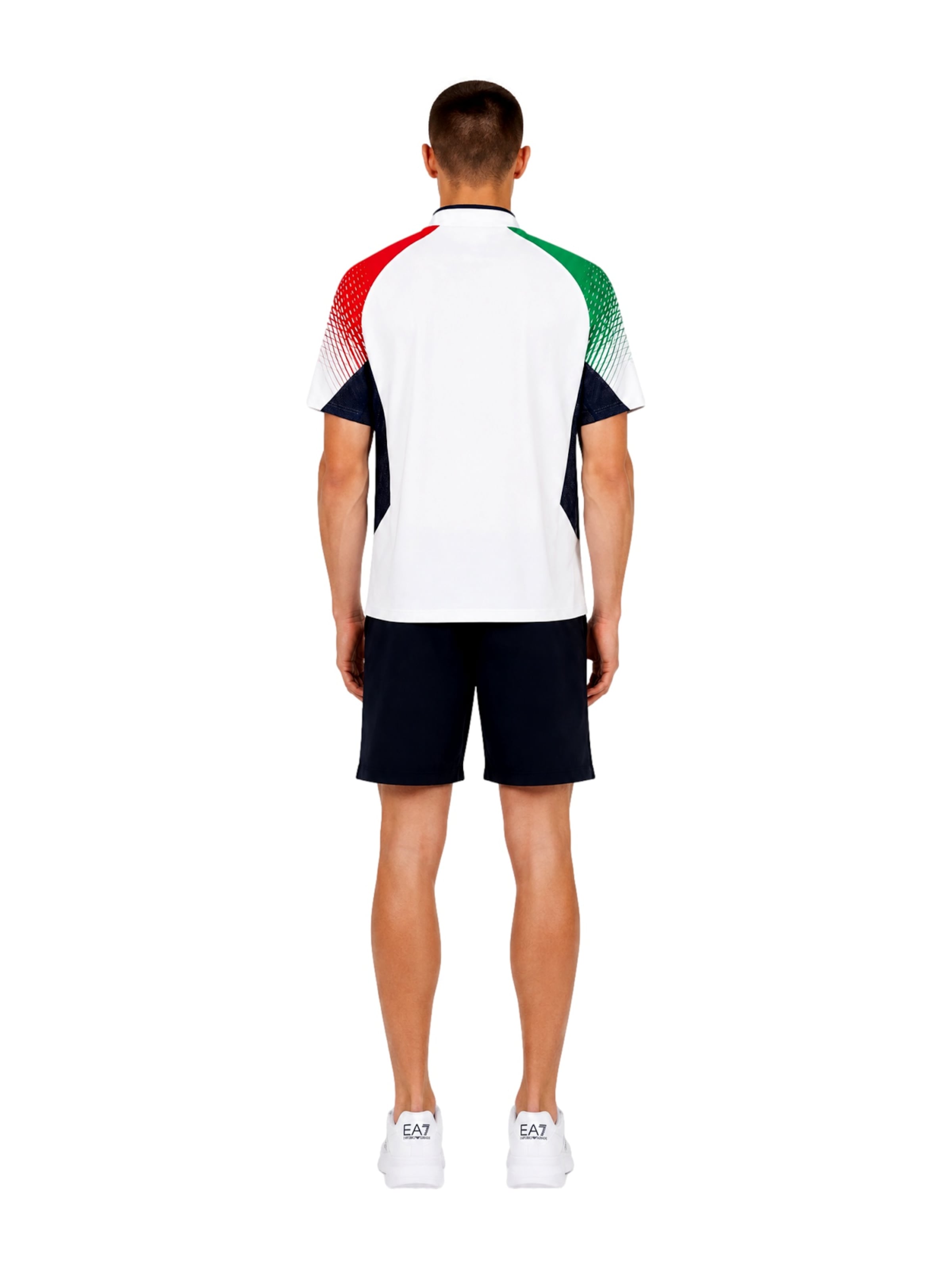 EA7 Emporio Armani Тениска в бяло