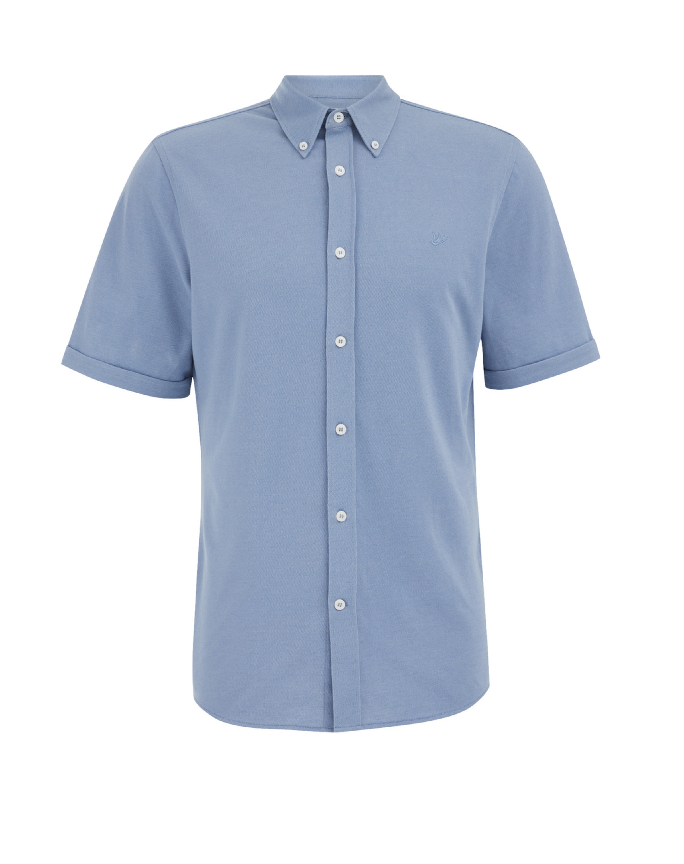 WE Fashion Слим Рубашка в Синий: спереди