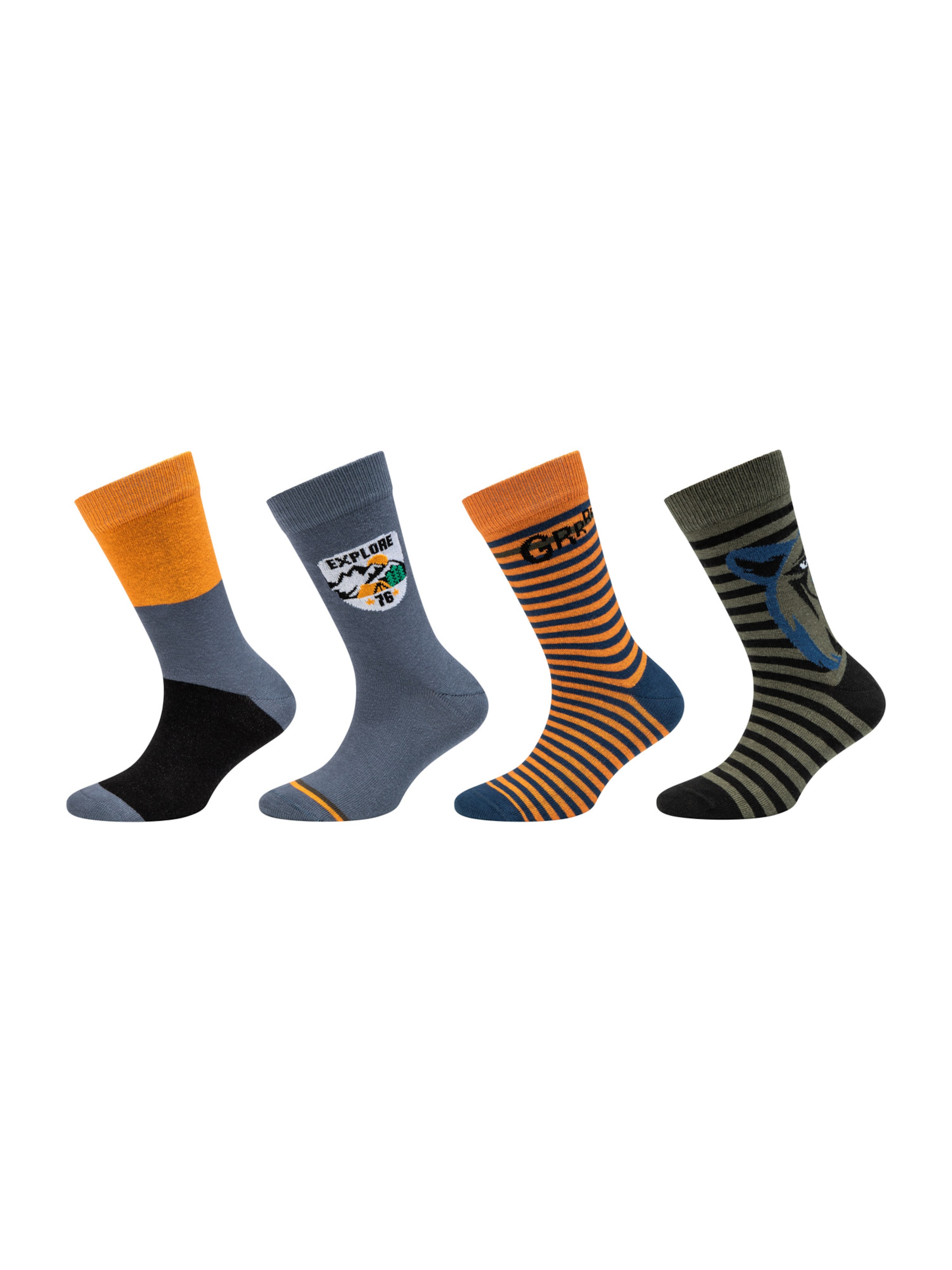 camano Socken in Mischfarben: Vorderseite