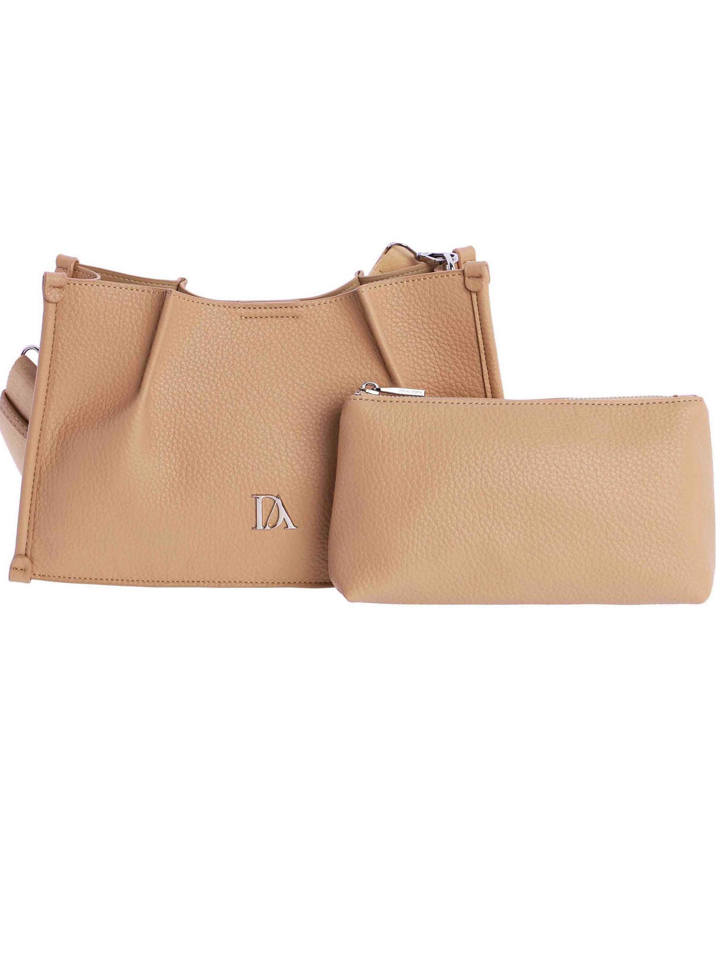 Don Algodon - Bolso de hombro 'Olimpia' en beige