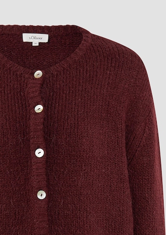 s.Oliver Knit cardigan in Red