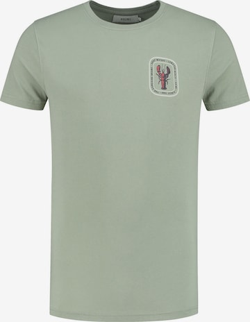 Shiwi Shirt 'Lobster Beach' in Green: front