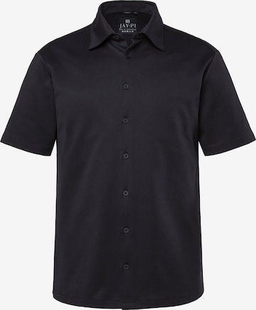 JAY-PI Regular fit Button Up Shirt in Black: front