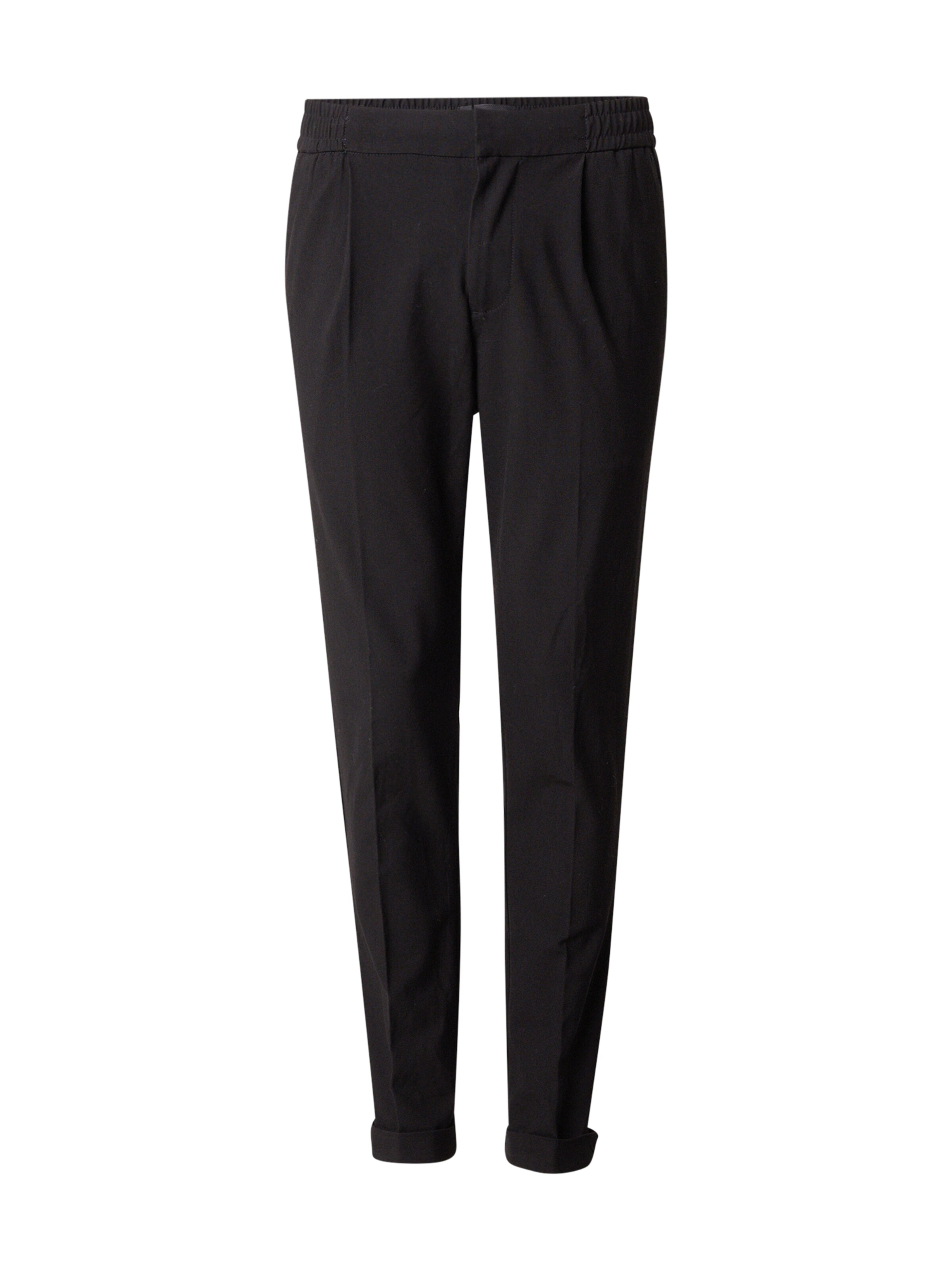 JACK & JONES Kalhoty s puky 'JPSTACE JJDIEGO' – černá: přední strana