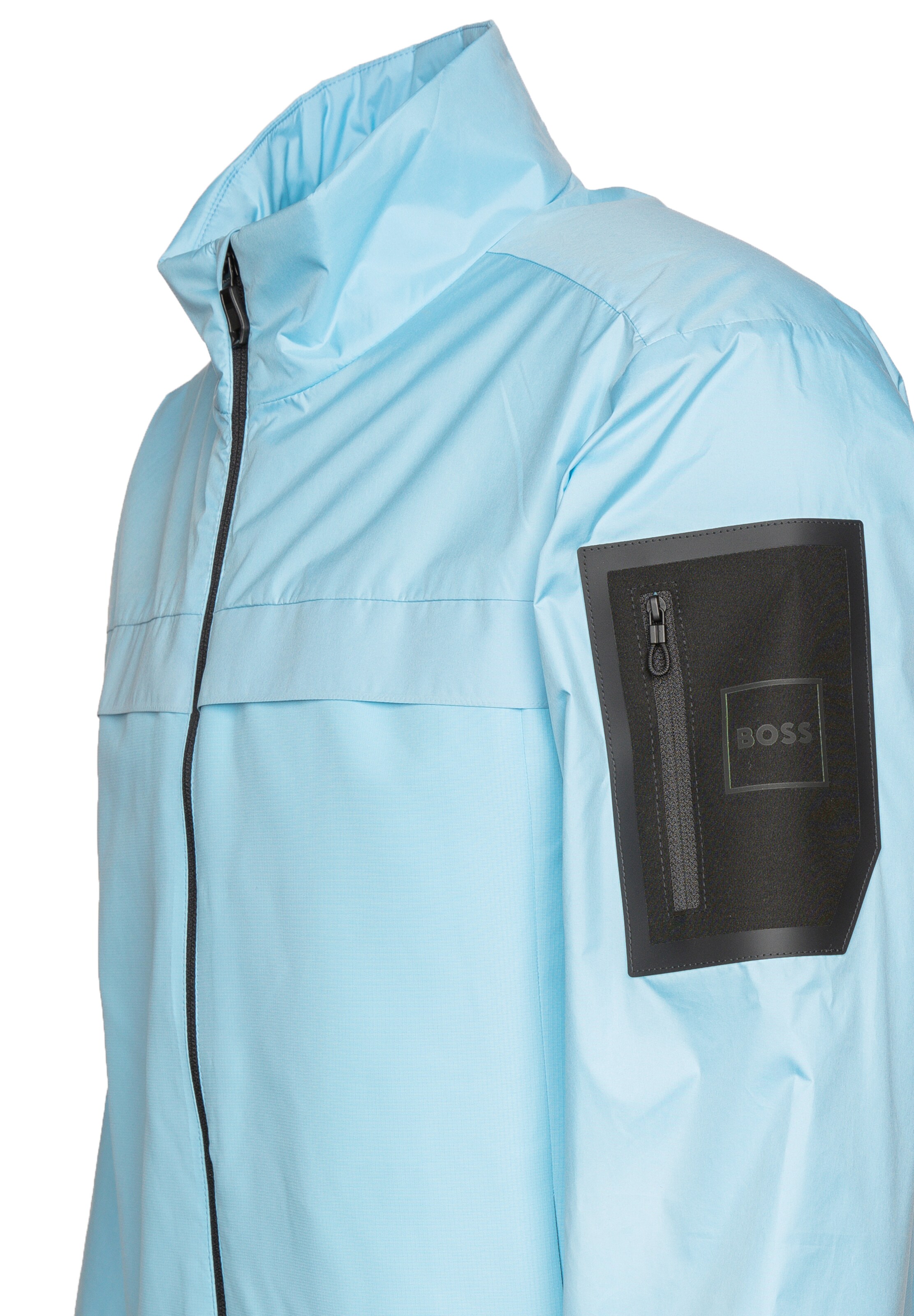 BOSS Übergangsjacke 'Gridlyte' in Blau