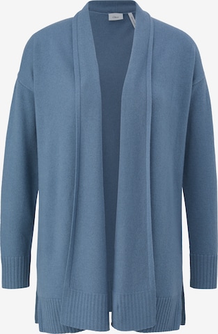 Cardigan s.Oliver BLACK LABEL en bleu : devant