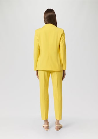 Blazer COMMA en jaune : derrière