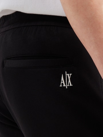 ARMANI EXCHANGE Tapered Broek in Zwart