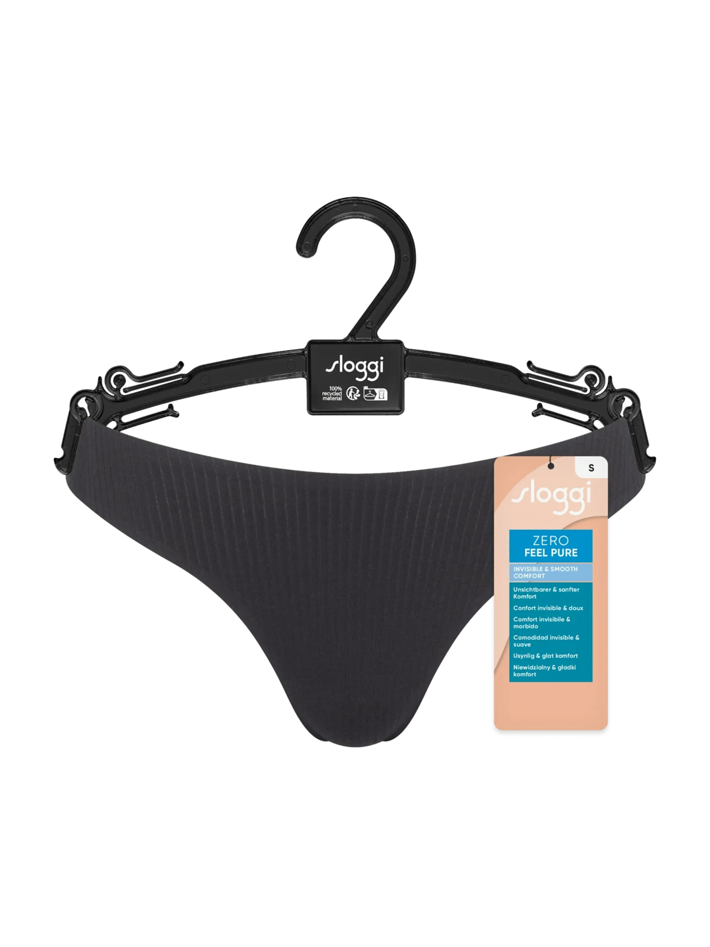 SLOGGI Стринги 'ZERO Feel Pure' в Черный