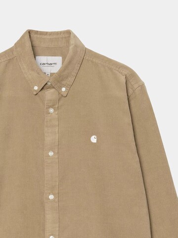 Carhartt WIP Regular Fit Hemd 'Madison' in Braun