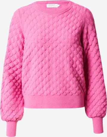 ONLY Sweater 'Gilja' in Pink: front