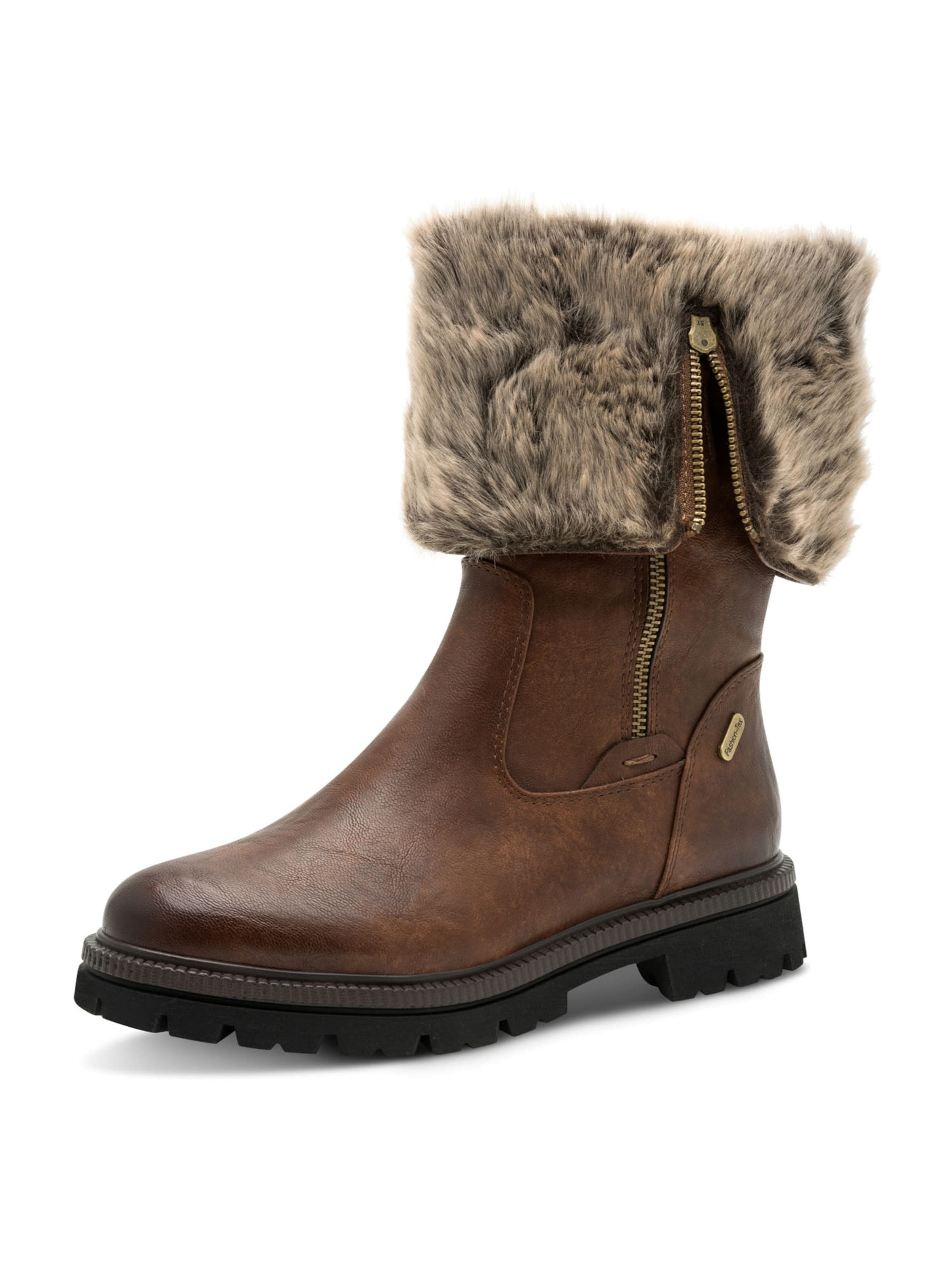 MARCO TOZZI Kozaki w kolorze brązowy: przód