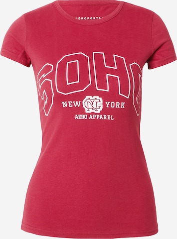 AÉROPOSTALE Shirt 'SOHO' in Red: front