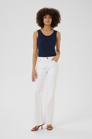évasé Jean 'Hailey' CULTURE en blanc