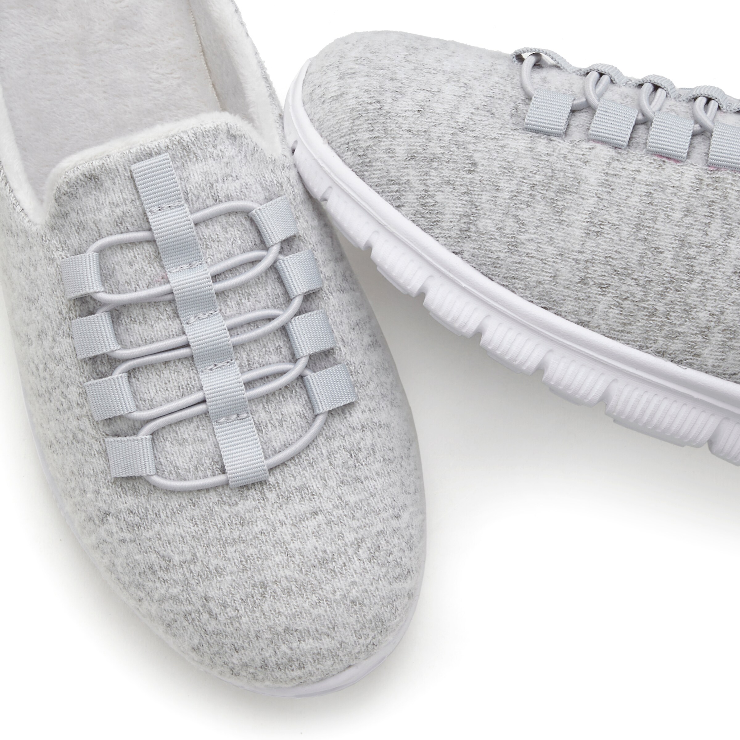 VIVANCE Slippers in Grey